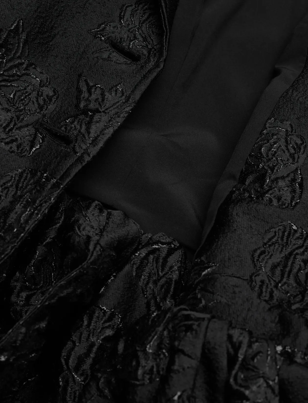 JACQUARD DRAPED BLAZER - Enkeltradede blazere