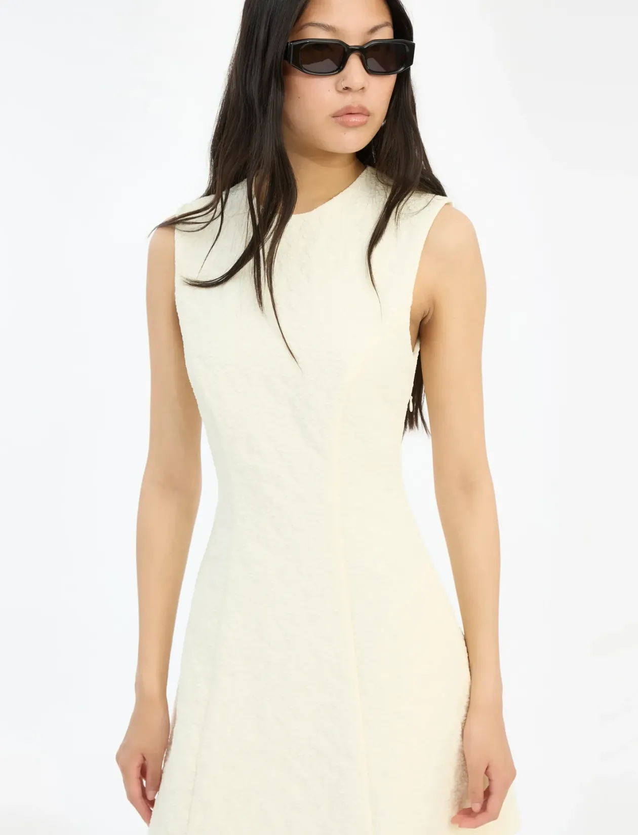 JACQUARD MINI DRESS - Korte kjoler