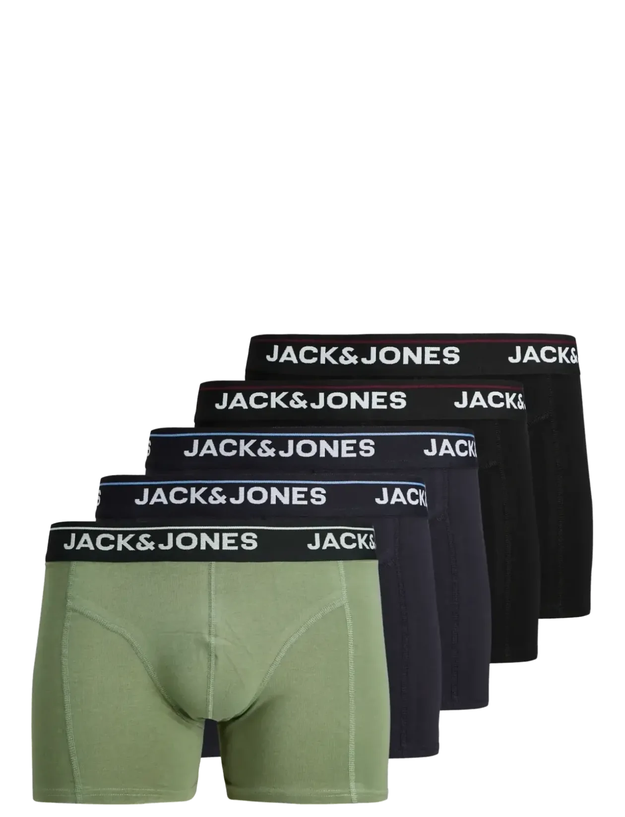 JACTIMOTHY SOLID TRUNKS 5 PACK - Boxershorts