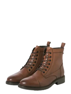 JFWWENTWORTH LEATHER BOOT LN - Med snøre