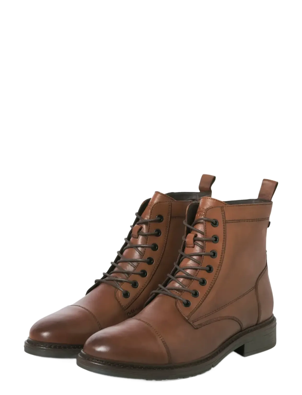JFWWENTWORTH LEATHER BOOT LN - Med snøre