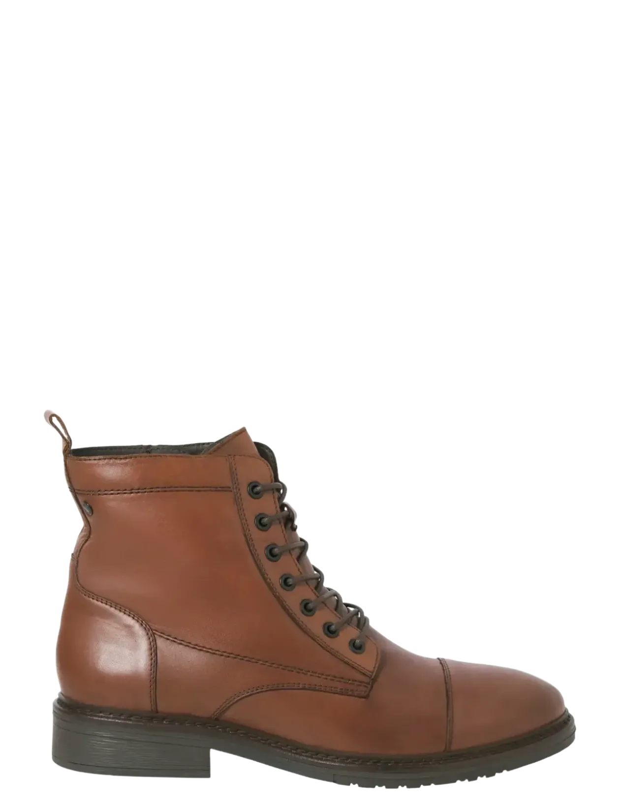 JFWWENTWORTH LEATHER BOOT LN - Med snøre