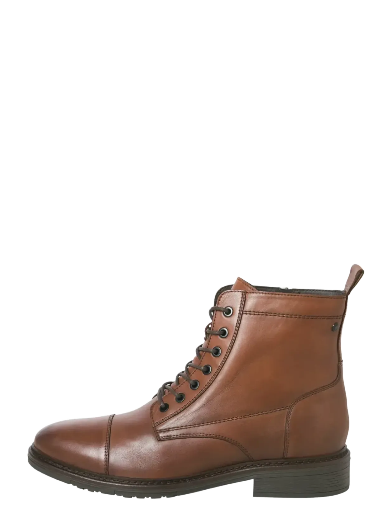 JFWWENTWORTH LEATHER BOOT LN - Med snøre
