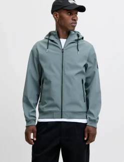JJEBASIC SOFTSHELL HOOD NOOS - Vindjakker