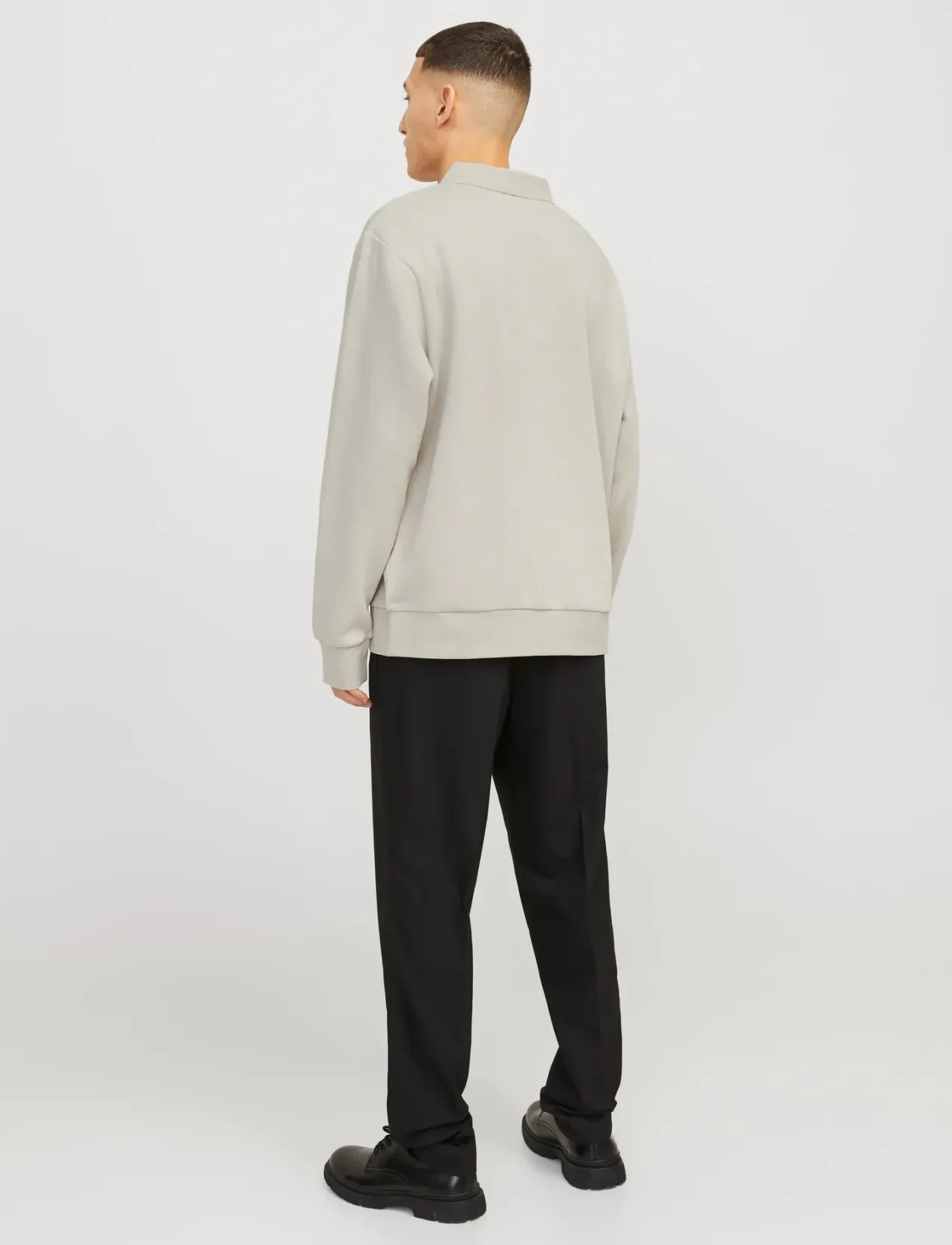 JJEBRADLEY SWEAT POLO NOOS - Polostrik