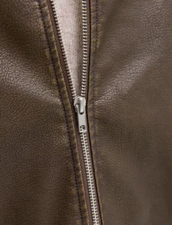 JJECASABLANCA PU JACKET NOOS - Læderjakker