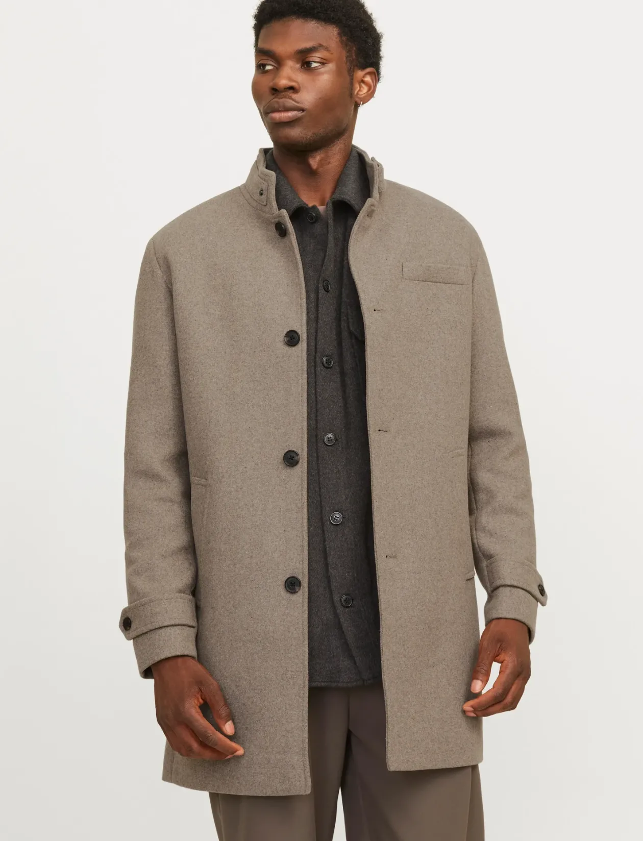 JJEMELTON WOOL BLEND COAT SN - Uldfrakker