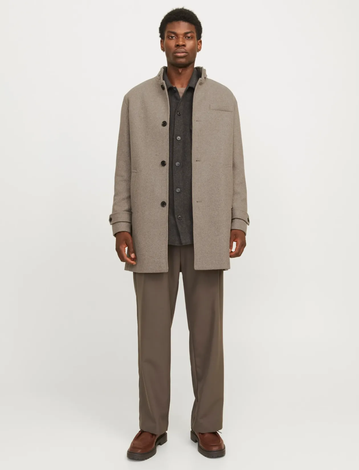 JJEMELTON WOOL BLEND COAT SN - Uldfrakker