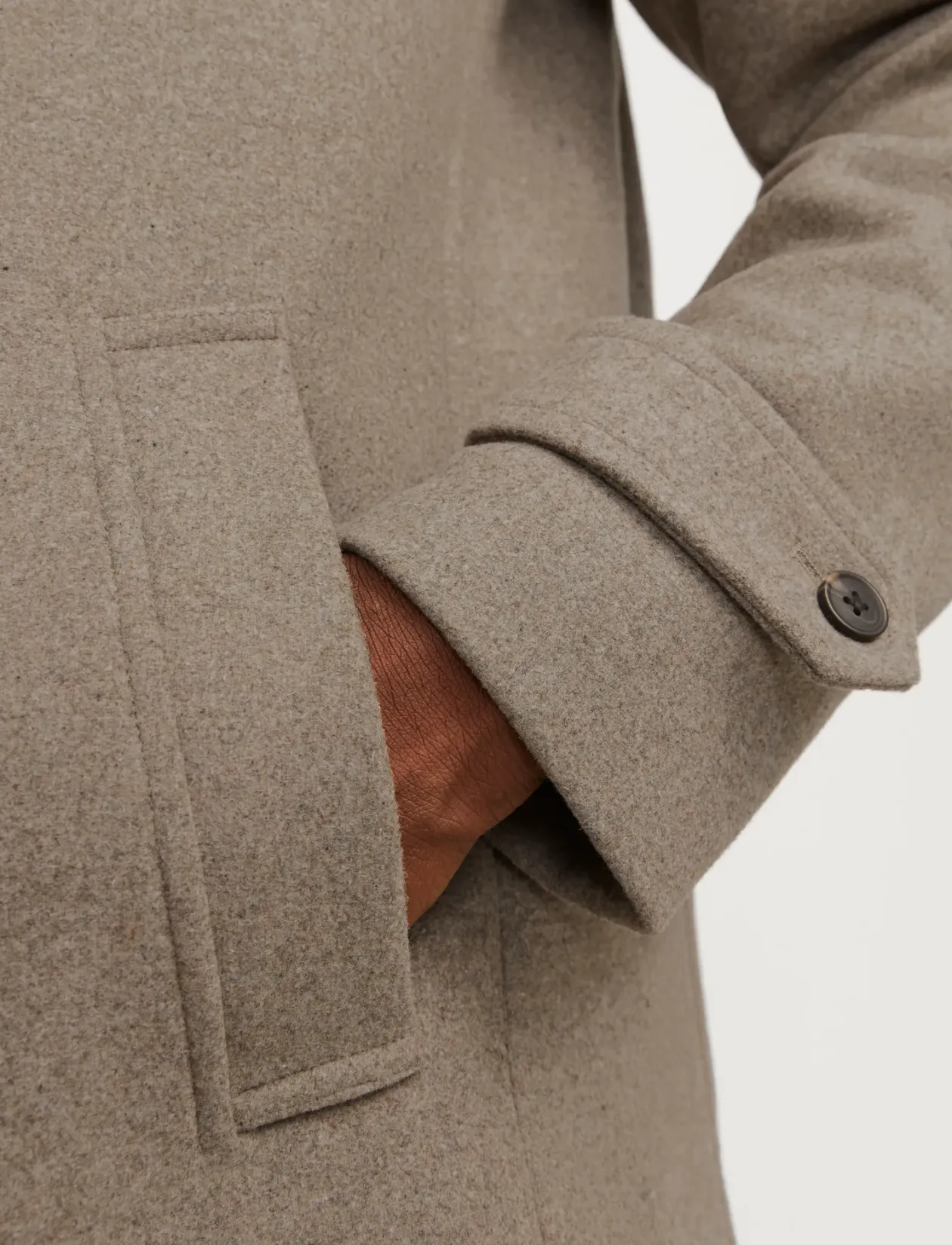 JJEMELTON WOOL BLEND COAT SN - Uldfrakker