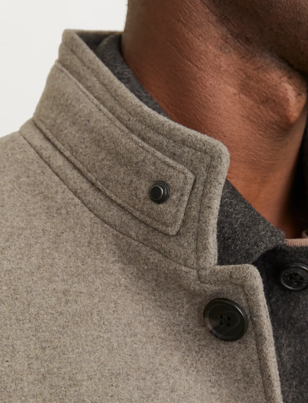 JJEMELTON WOOL BLEND COAT SN - Uldfrakker