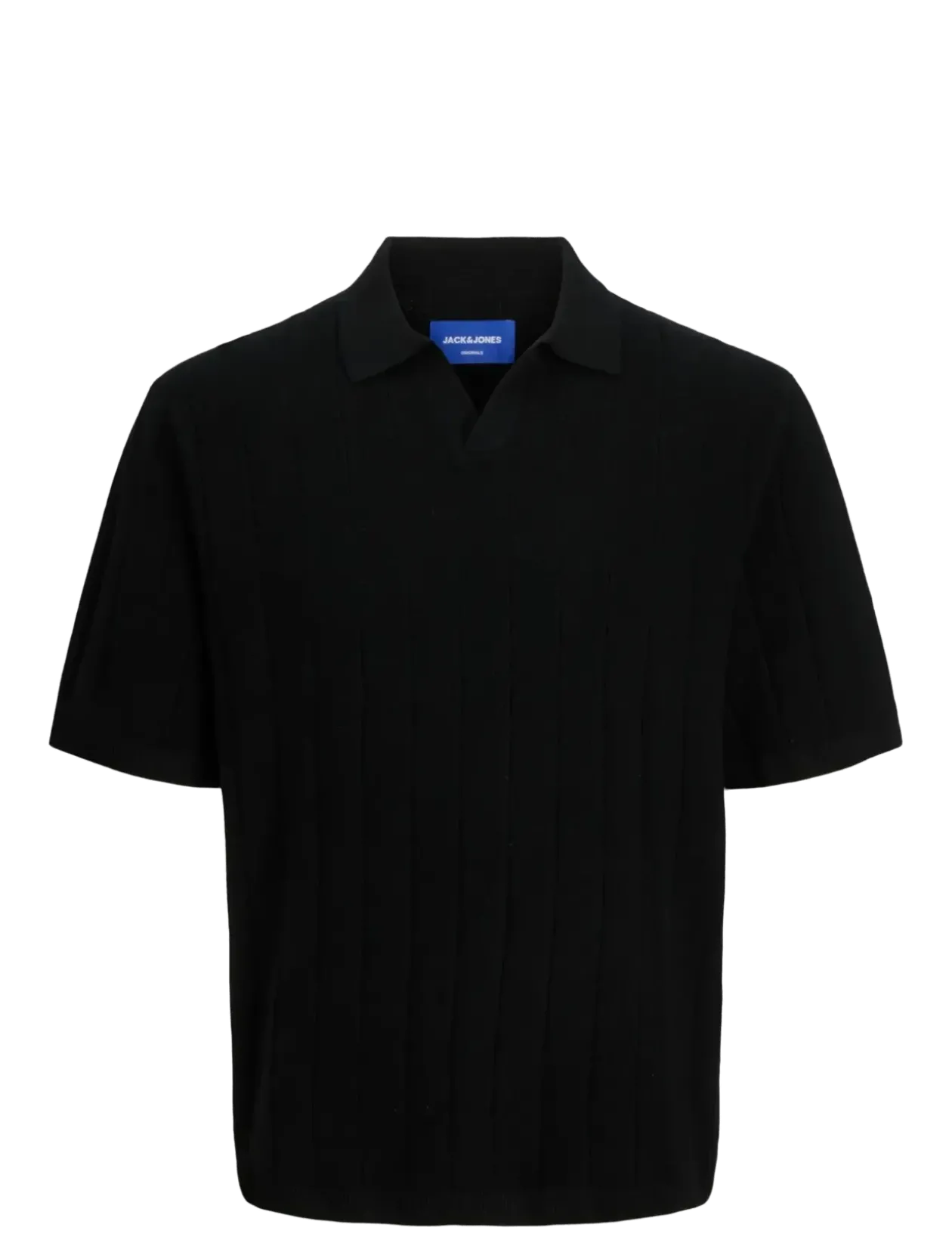 JORVARENNA KNIT SS SPLIT NECK - Kortærmede