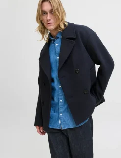 JPRBLUASHER WOOL BLEND PEACOAT - Uldfrakker