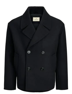 JPRBLUASHER WOOL BLEND PEACOAT - Uldfrakker