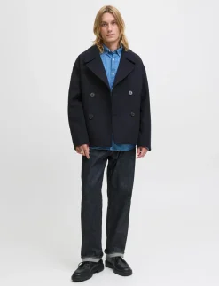 JPRBLUASHER WOOL BLEND PEACOAT - Uldfrakker