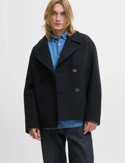 JPRBLUASHER WOOL BLEND PEACOAT - Uldfrakker