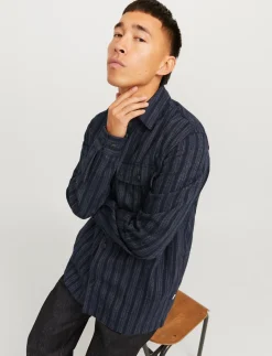 JPRCCRAYMOND SPRING STRIPE OVERSHIRT SN - Jakker og frakker