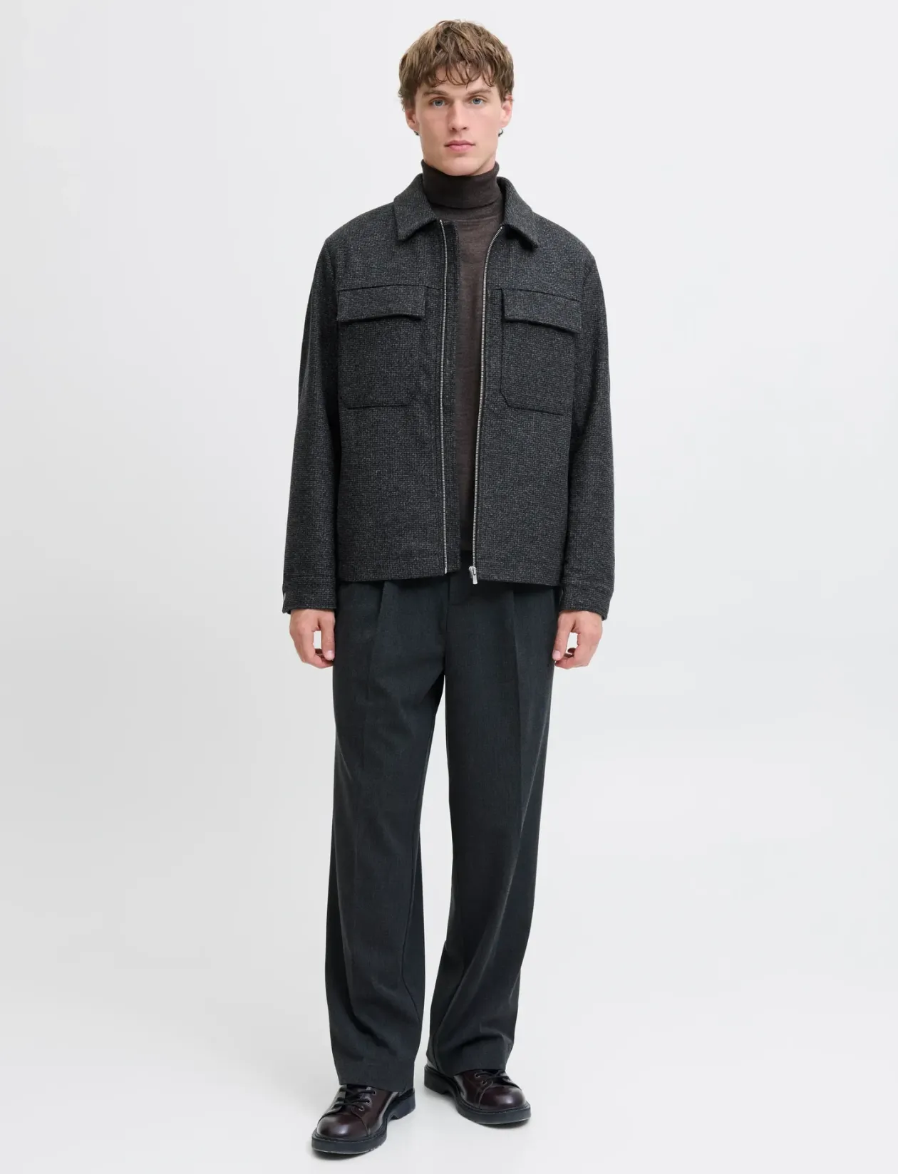 JPRCCRUSSEL WOOL BLEND JACKET SN - Uldjakker