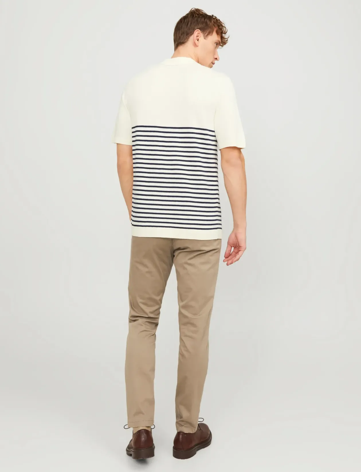 JPSTMARCO BOWIE SA BEIGE NOOS - Chinos