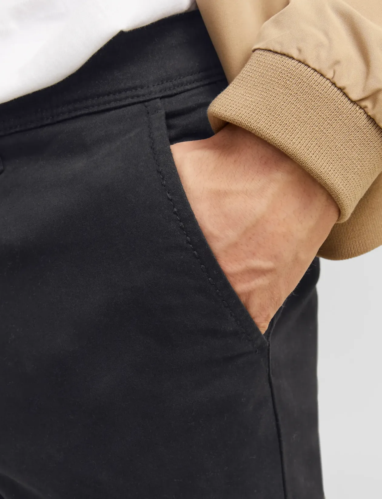 JPSTMARCO BOWIE SA BLACK NOOS - Chinos
