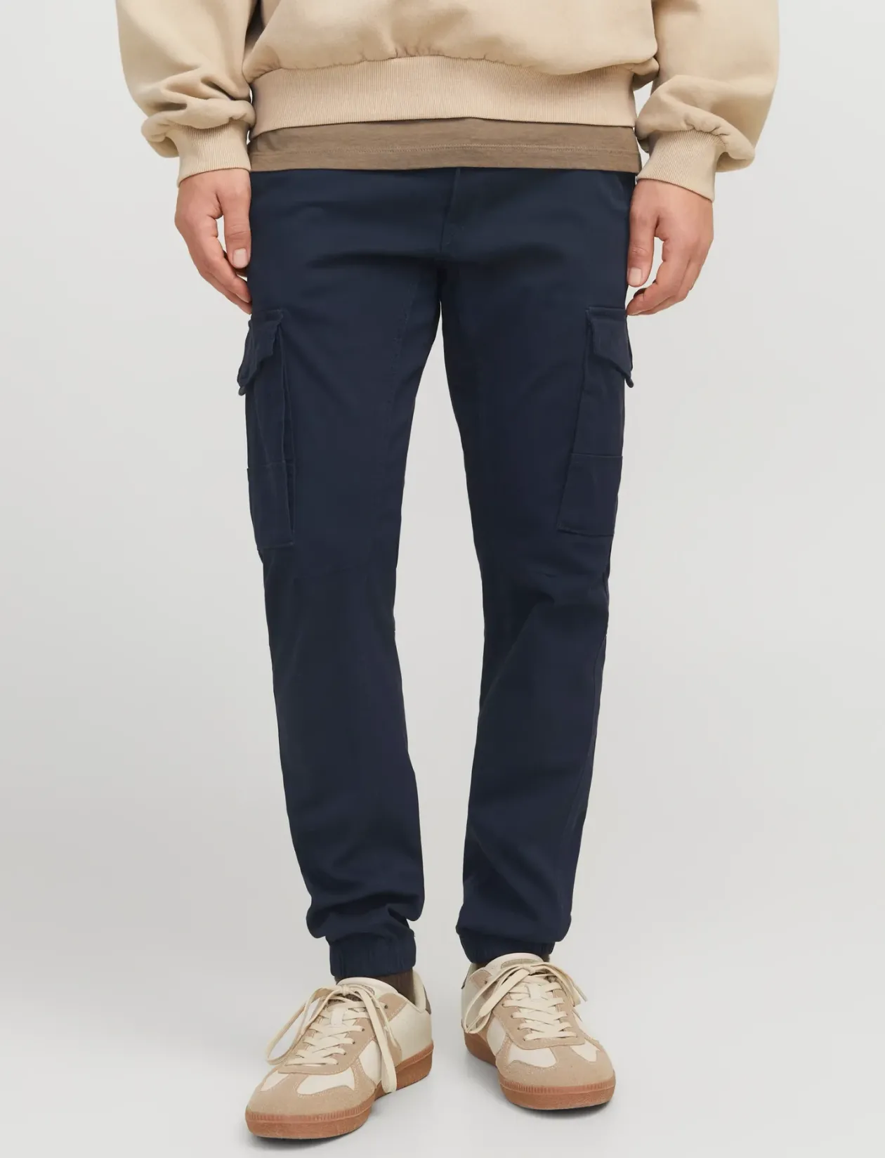 JPSTPAUL FLAKE CARGO NAVY BLAZER NOOS - Cargobukser