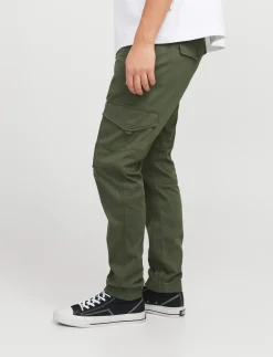 JPSTPAUL FLAKE CARGO OLIVE NIGHT NOOS - Cargobukser