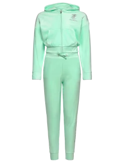 Juicy Cropped Zip Thru & Relaxed Jogger Set - Sæt