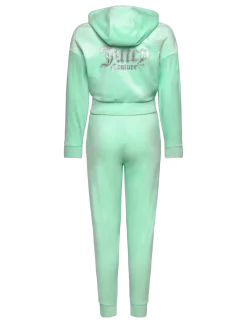 Juicy Cropped Zip Thru & Relaxed Jogger Set - Sæt