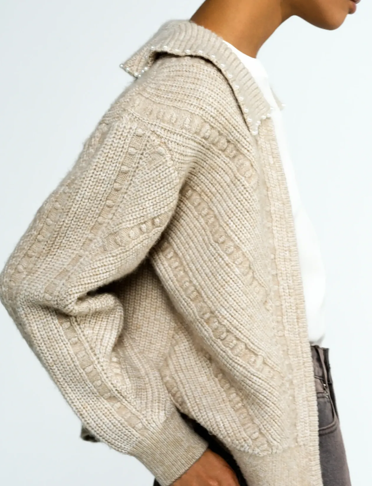KITTY PEARL LS CARDIGAN - Cardigans