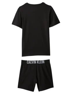 KNIT PJ SET (SS+SHORT) - Sæt