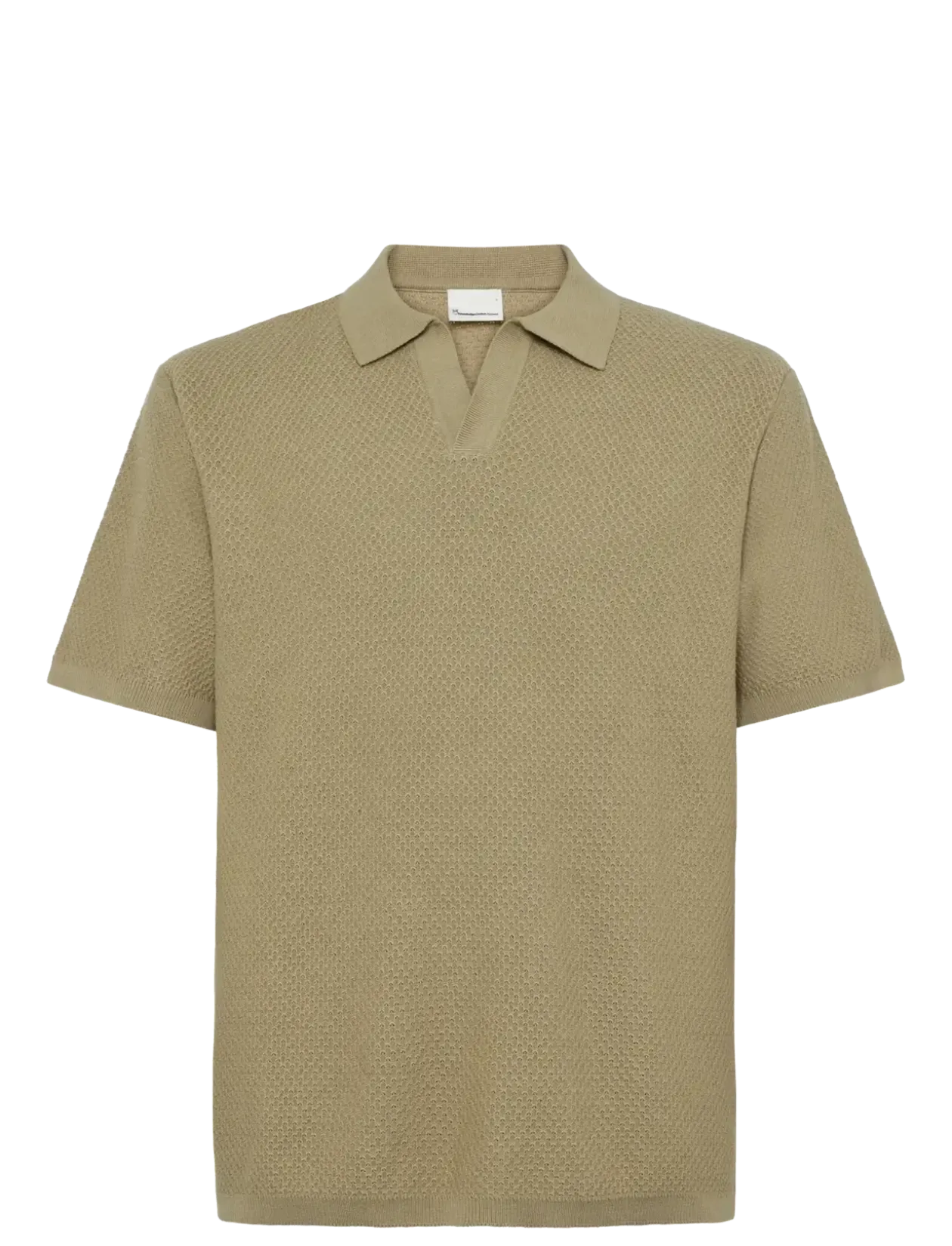 Knitted polo - Kortærmede