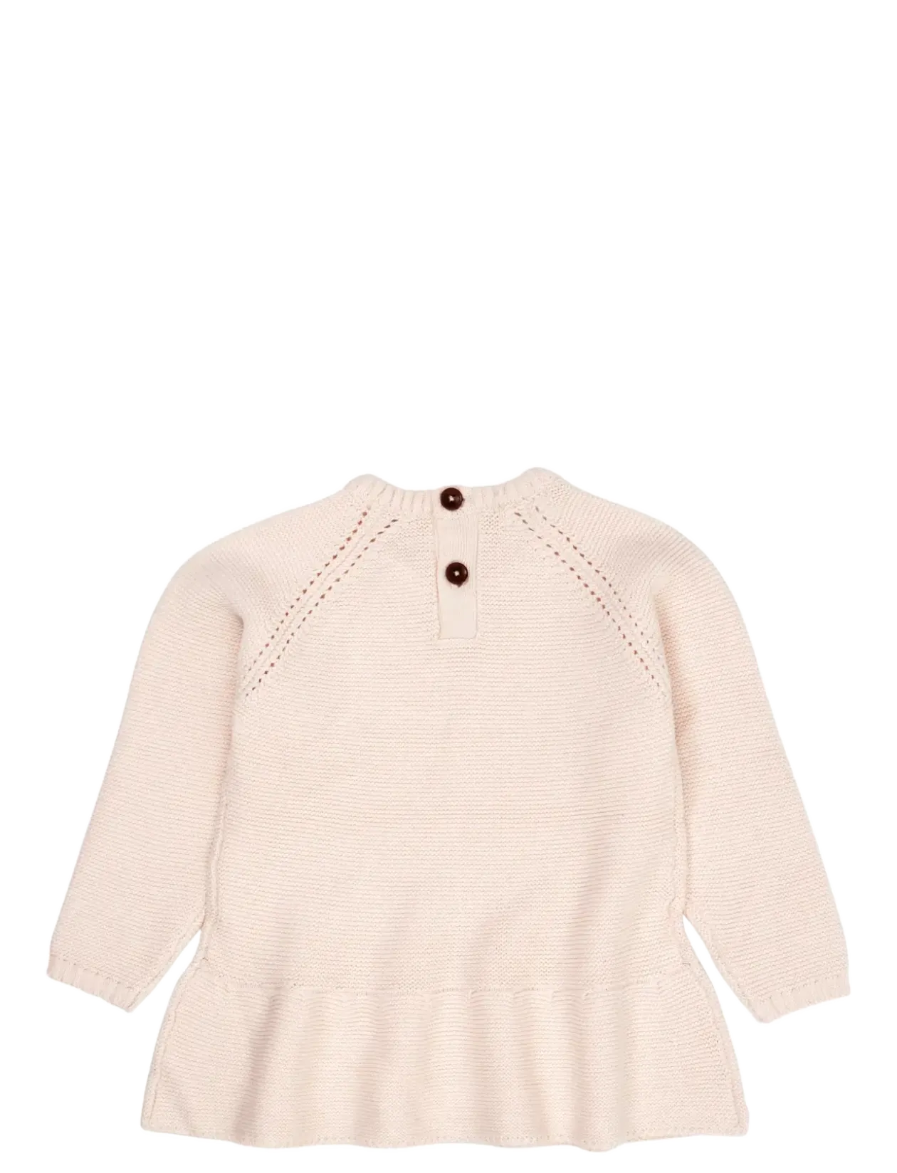 KNITTED PULLOVER W. FRILL - Trøjer