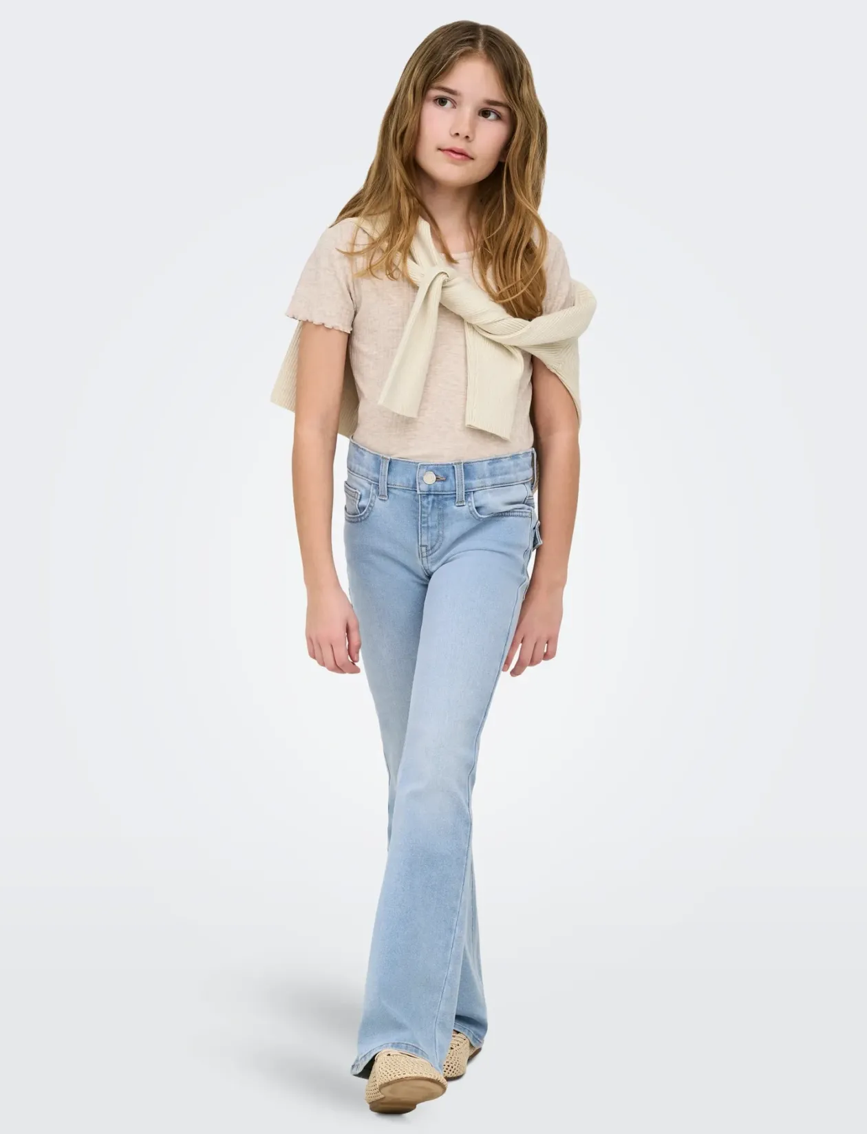 KOGPHOEBE LW BACK POC FLARED DNM BOX - Bootcut jeans