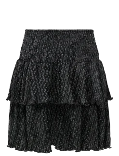 KOGQUEEN GLITTER LAYERED SKIRT BF JRS - Korte nederdele
