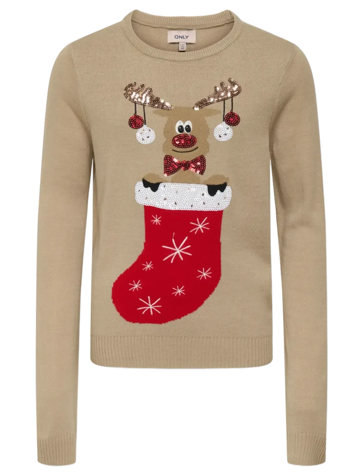 KOGXMAS SHINE LS ONECK BOX KNT - Trøjer