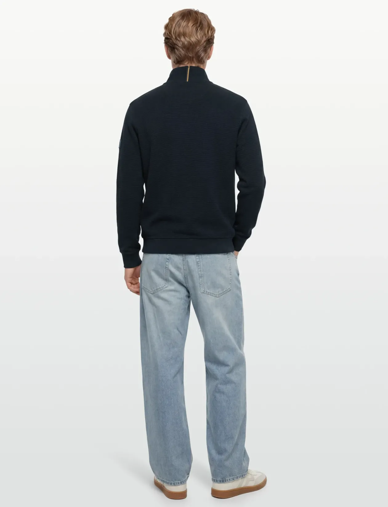 KRISTOFFSI STRUCTURE CARDIGAN - Rullekraver
