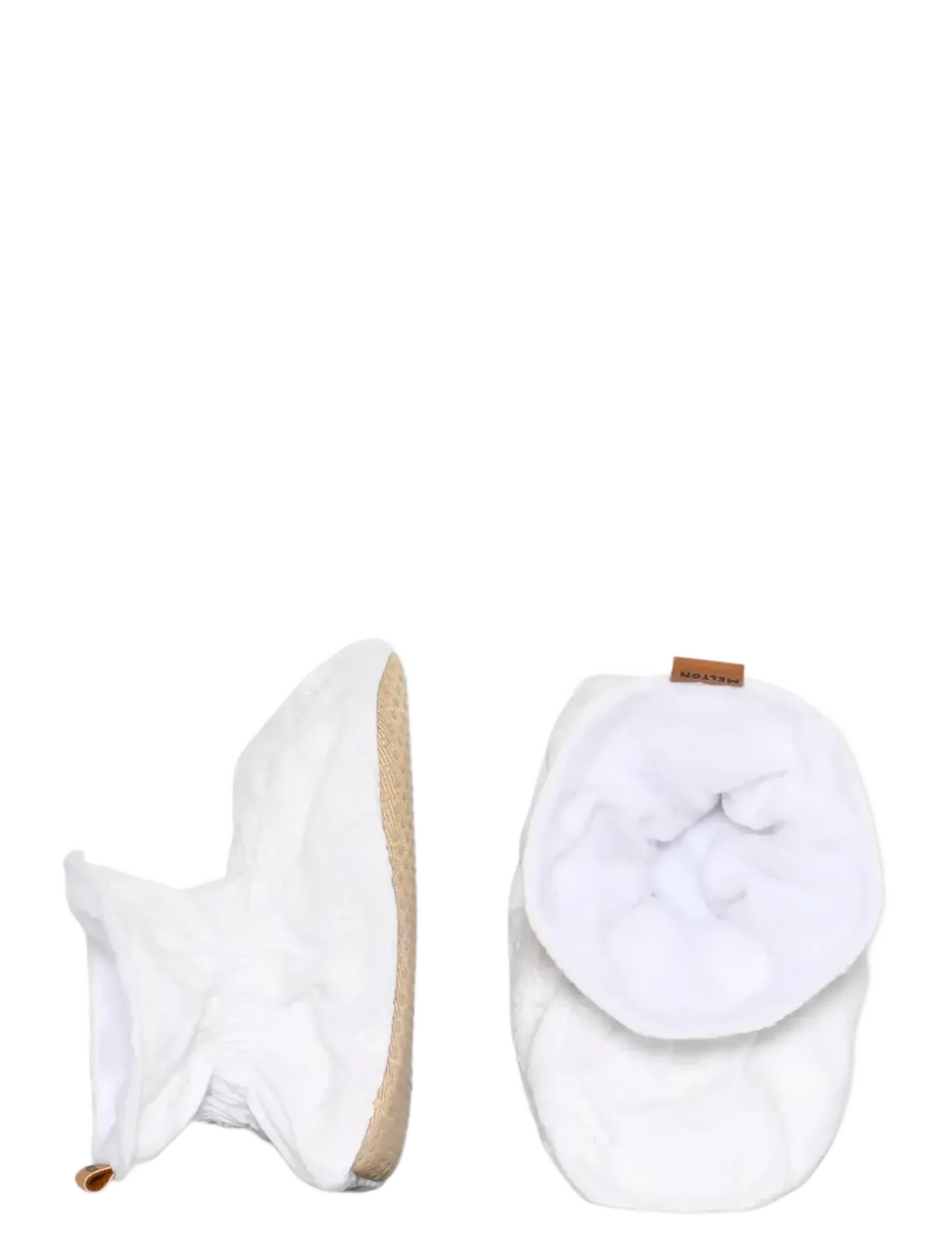 Lace textile slippers - Hjemmesko