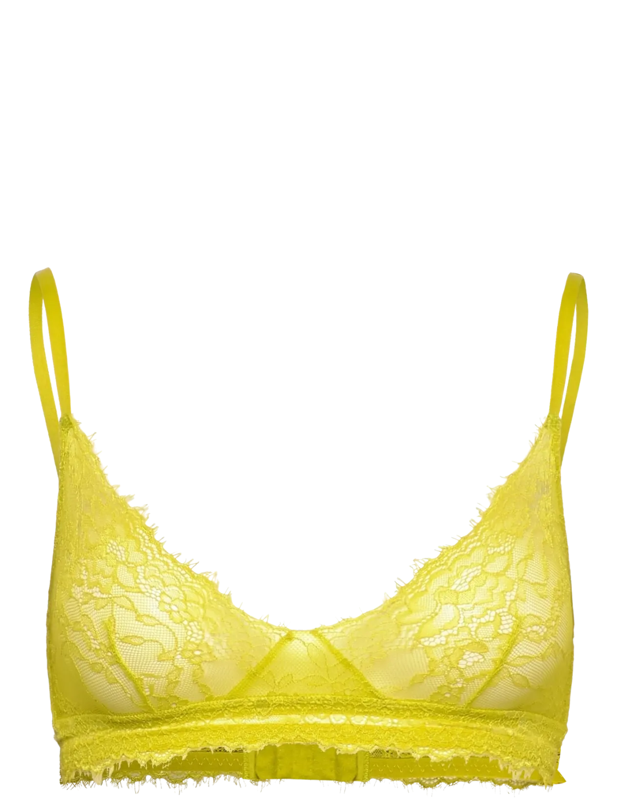 Lace Triangle Scoop Bralette - Bralette