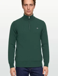 LAMBSWOOL BLEND HALF ZIP - Strik