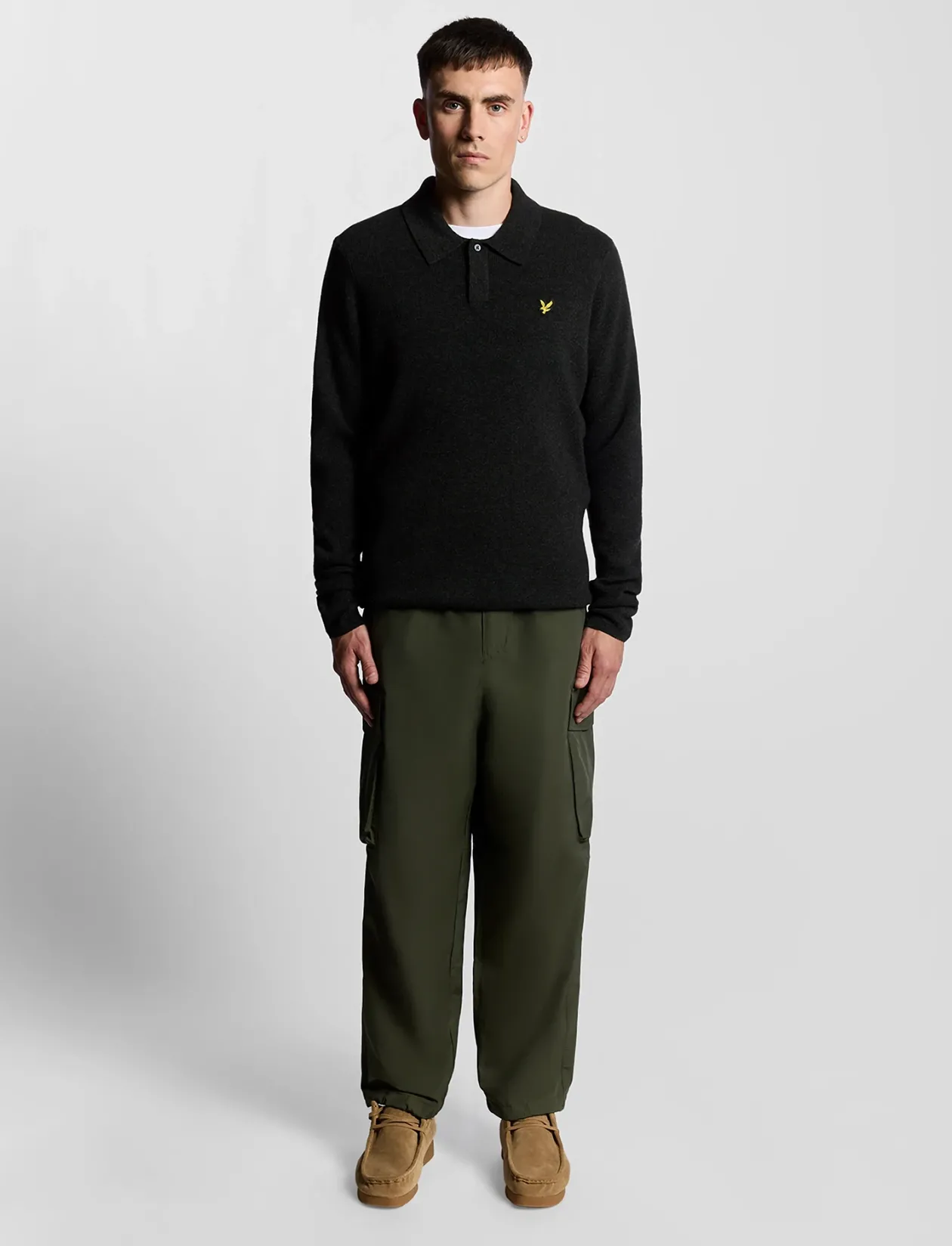 Lambswool Blend Rugby Jumper - Polostrik