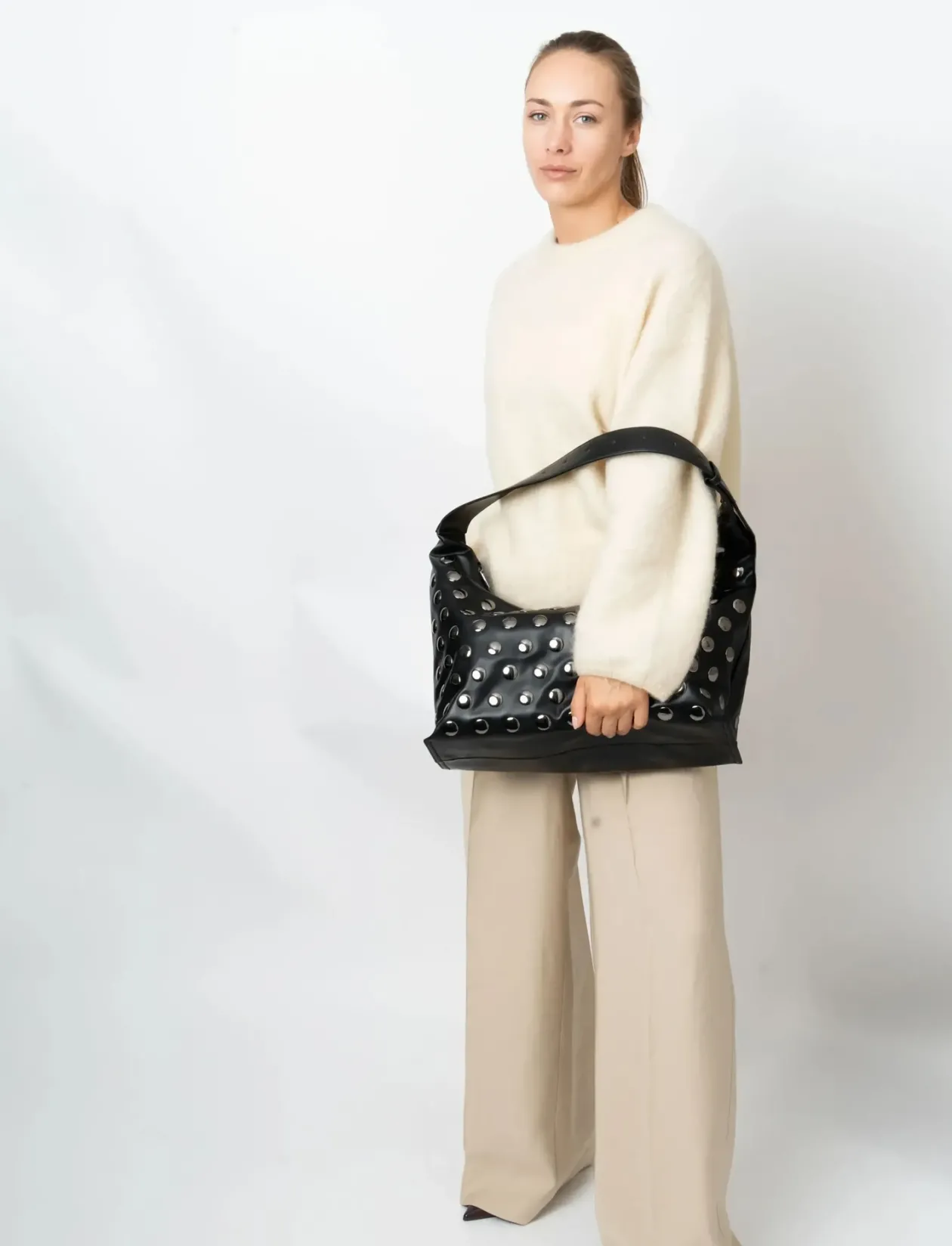 LANE SOFT STRUCTURE STUDS - Tote Bags