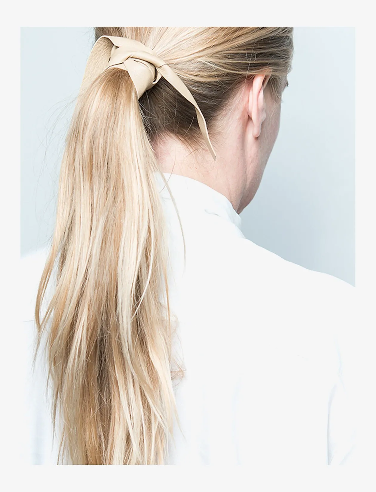 Leather Band Long - Scrunchies