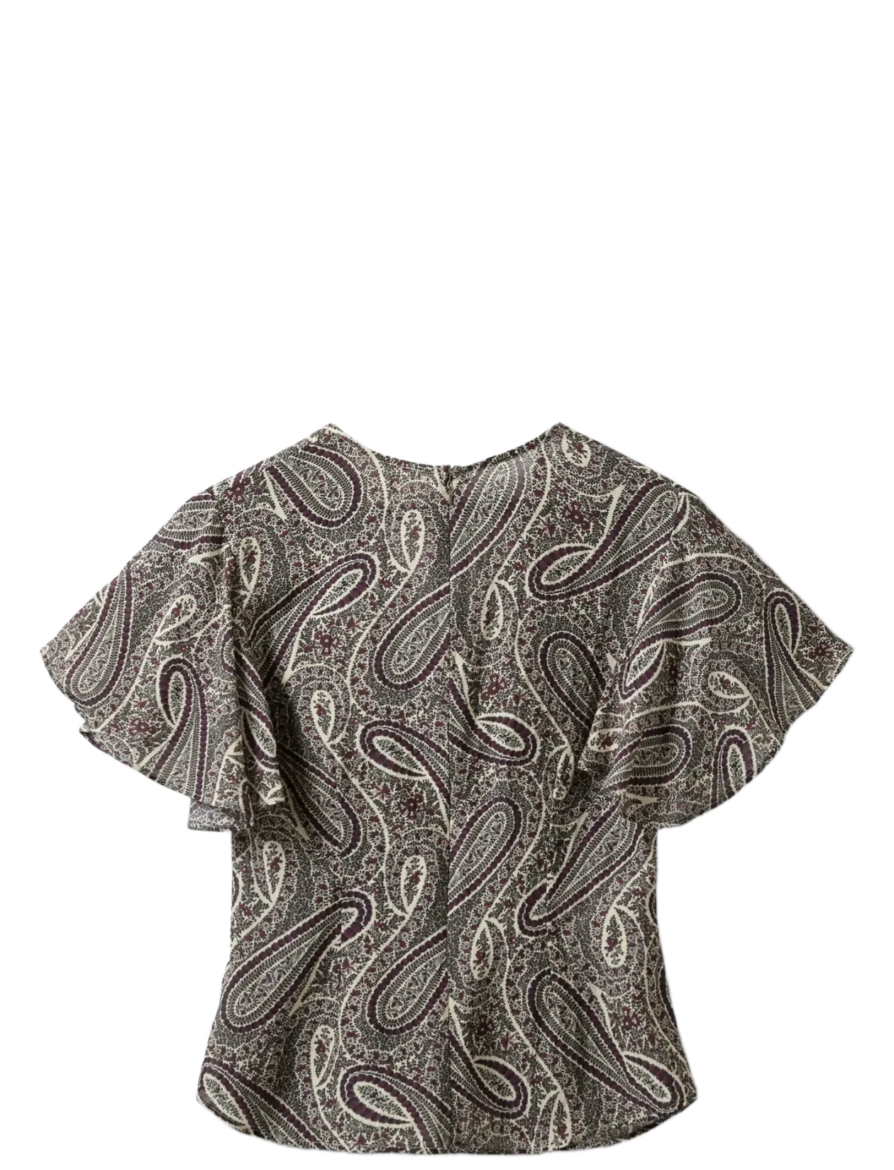LEELASW PRINTED BLOUSE - Kortærmede bluser