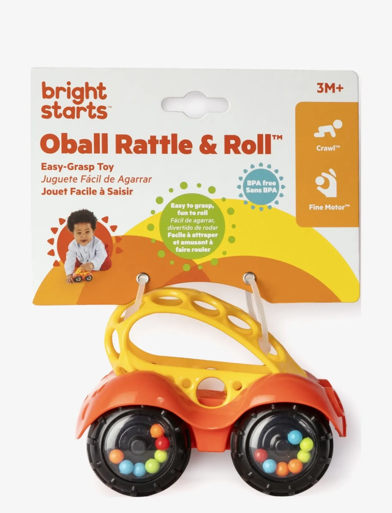 Legetøjsbil, Rattle & Roll Buggie™, rød - Interaktivt legetøj