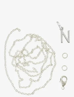 Letter N SP with o-ring, chain and clasp - Smykker & accessories
