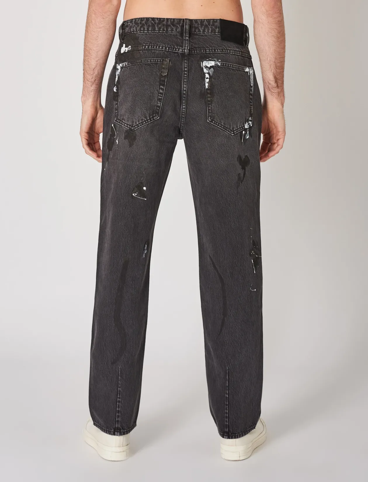LIAM LOOSE SUBWAY BLACK ART - Relaxed jeans
