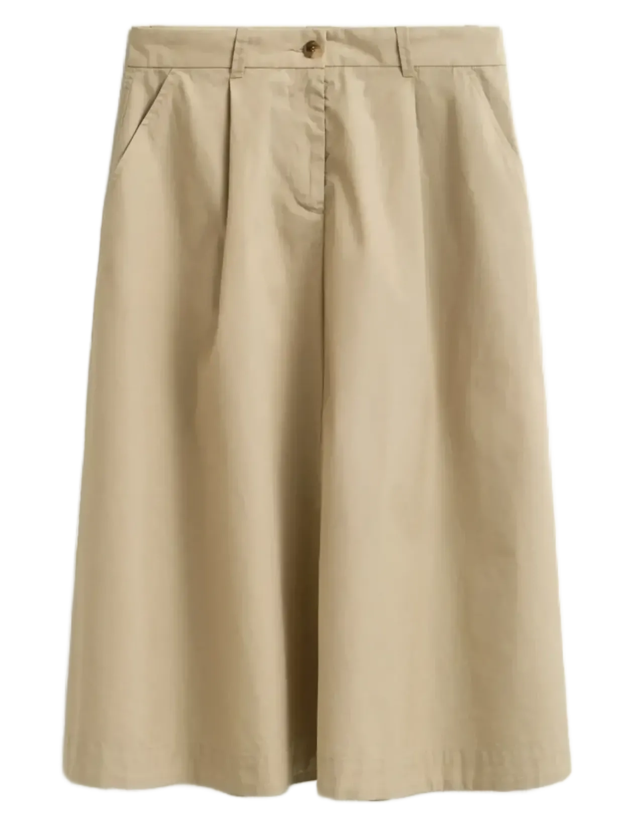 LIGHTWEIGHT PLEATED CHINO SKIRT - Culottes