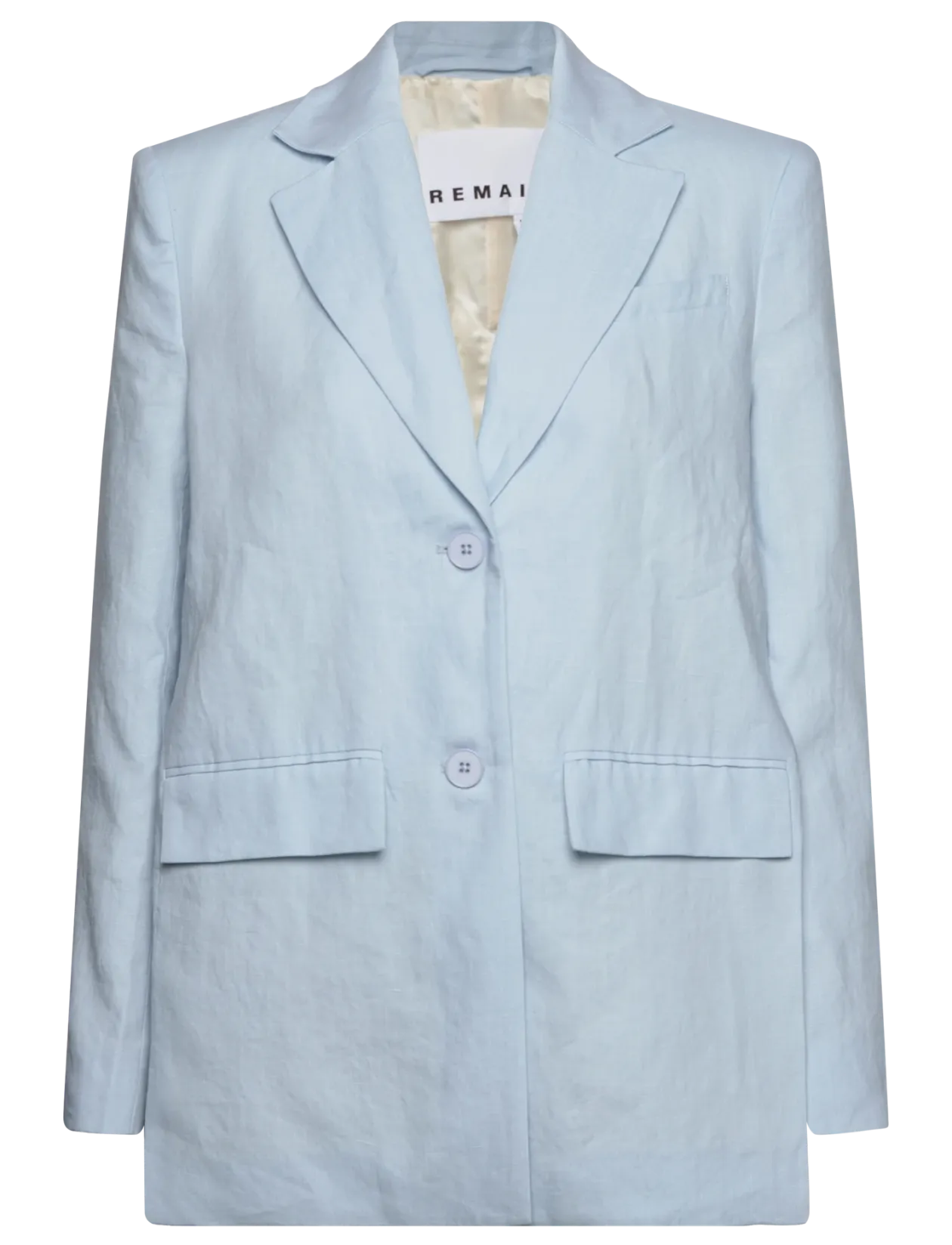 Linen Slit Blazer - Enkeltradede blazere