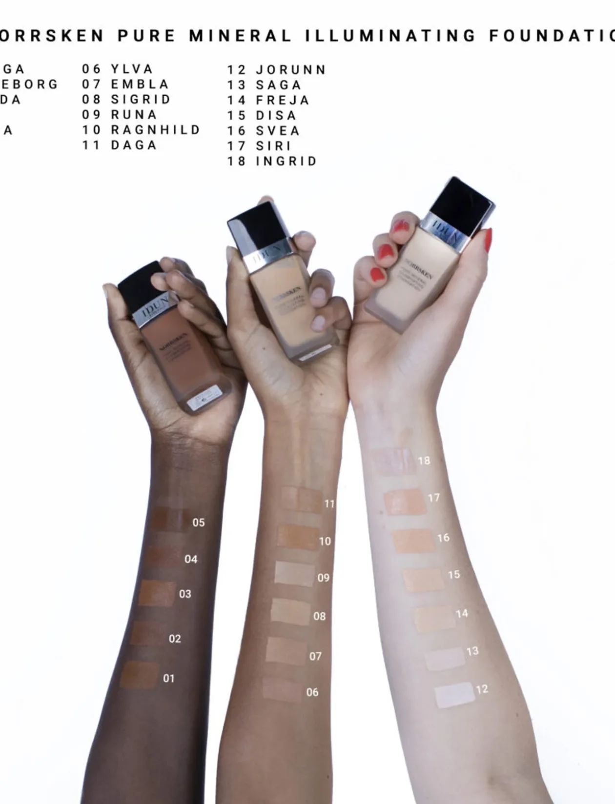 Liquid Mineral Foundation Norrsken Jorunn - Ansigtsmakeup