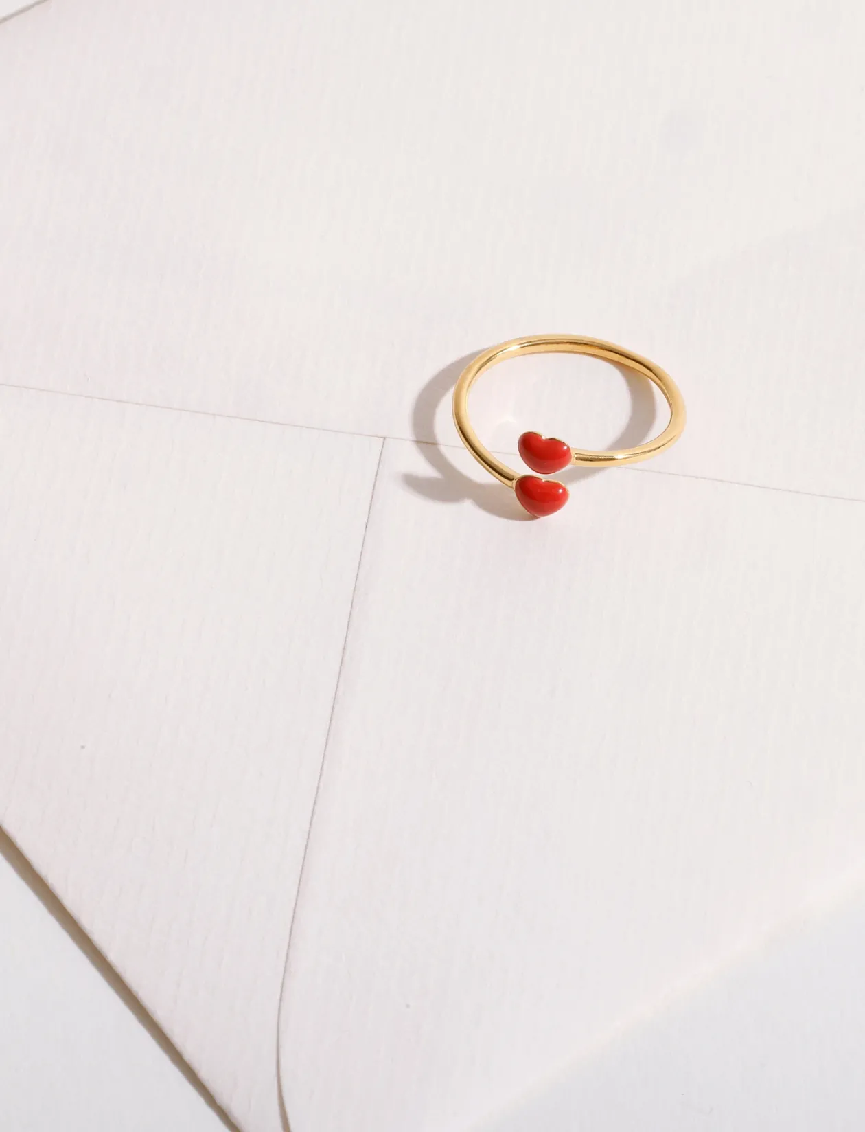 Little Big Love Ring - Goldplated - Ringe