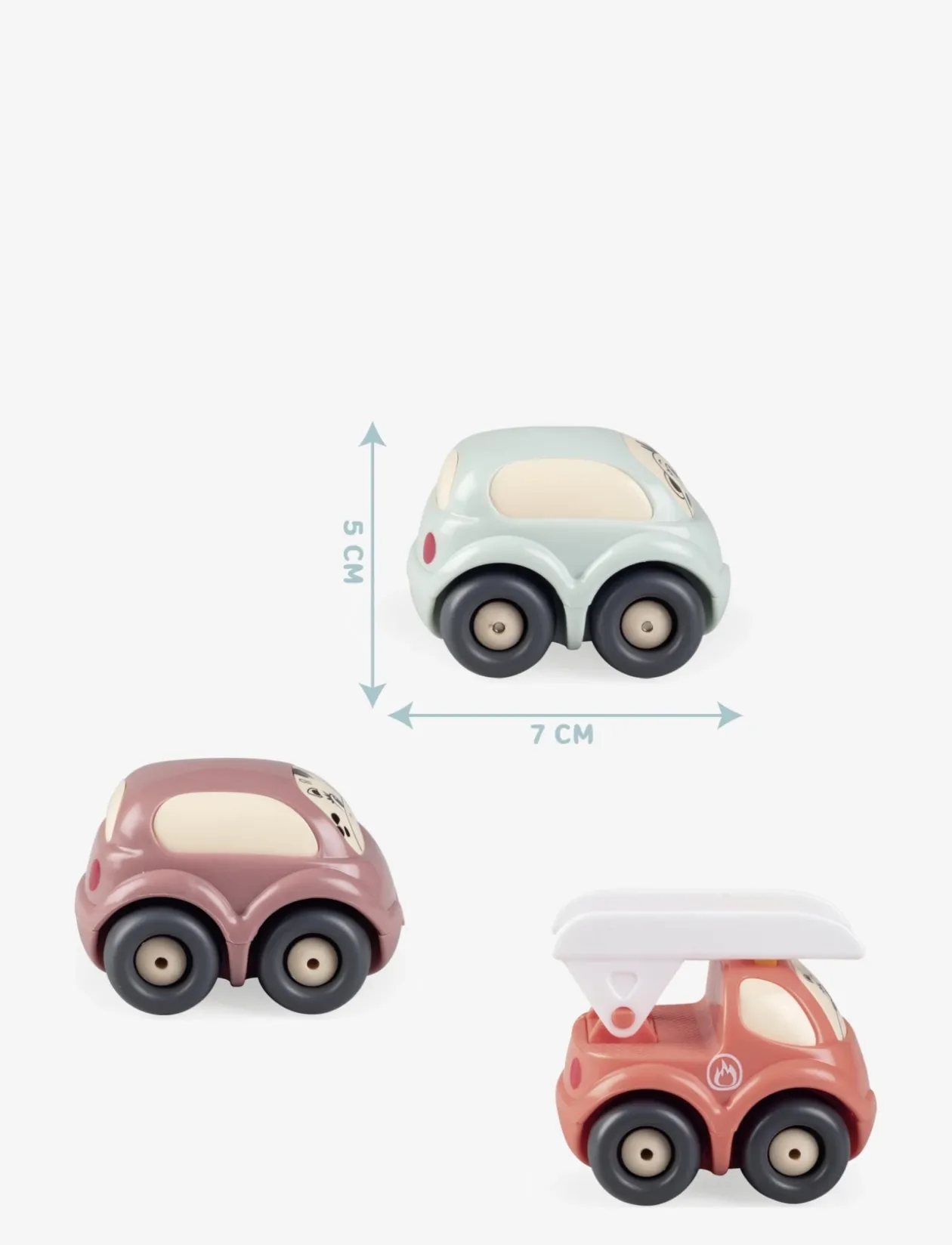 Little Smoby Vehicules Set - Legetøjsbiler